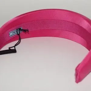 Prada | Accessories | New Prada Fuchsia Pink Triangle Logo  display picture 2